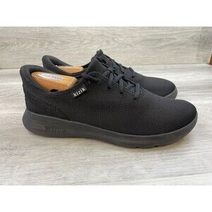 Kizik Madrid Eco Women’s Sneaker Black Mesh 10 Lace Up Athletic Comfort Shoes